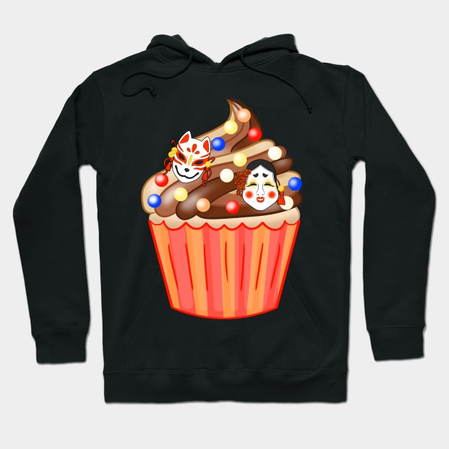 Summer Festival Cupcake Hoodie by Luna-Cooper